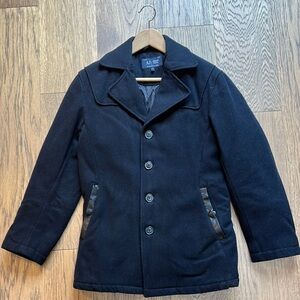 Armani Jeans Navy Pea Coat Size XS Size 48  Great Condition